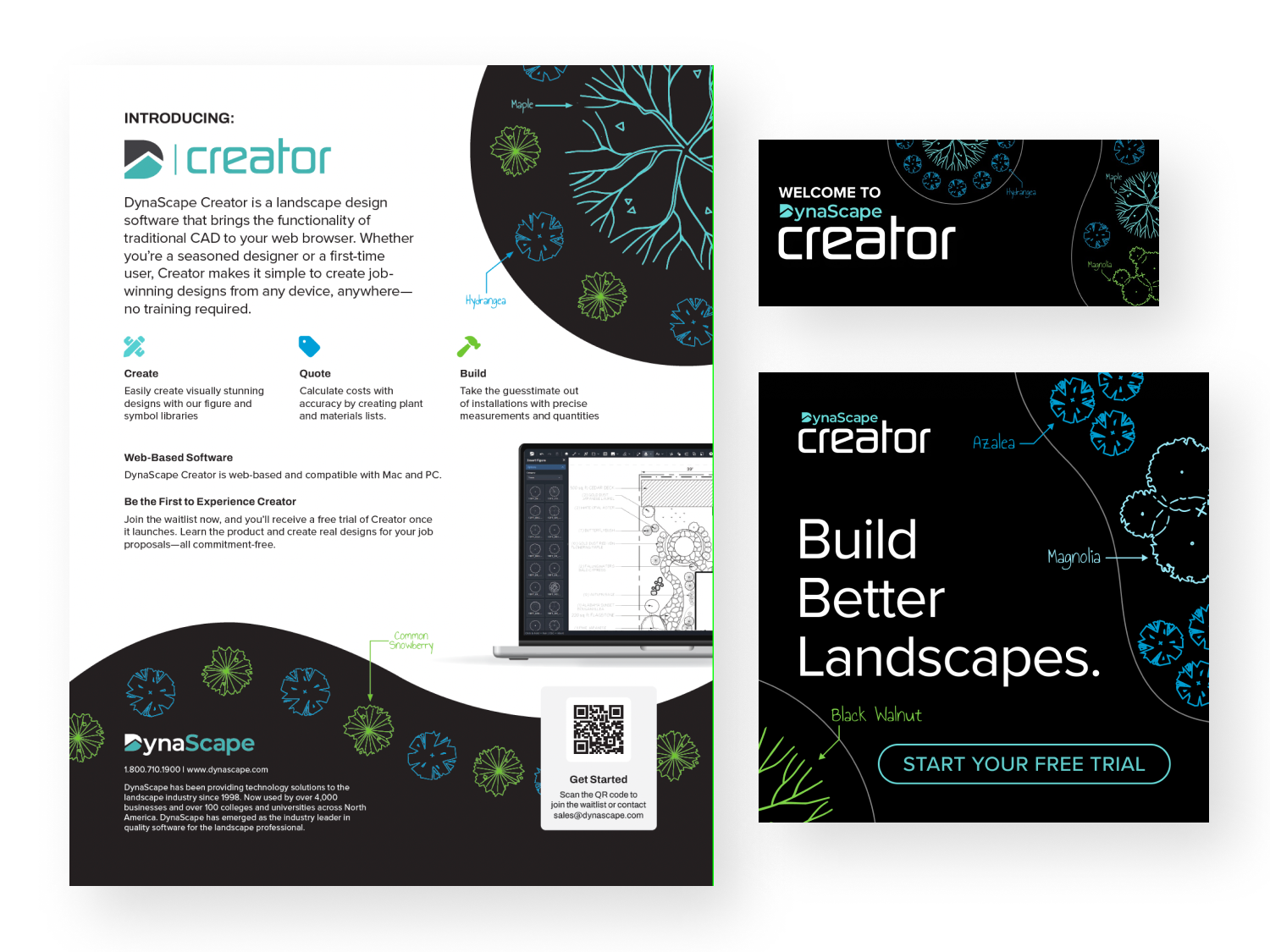 DynaScape Creator — launch visual